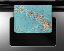 Load image into Gallery viewer, Hawaii Map Kitchen Towel Dishcloth Tea Towel