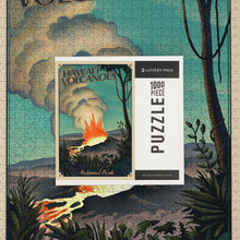 Load image into Gallery viewer, 1000 PIECE PUZZLE Hawaii Volcanoes National Park Lithograph