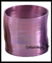 Load image into Gallery viewer, 2.4" Metal Colored Magic Spring Coil Toy - Sensory Fidget