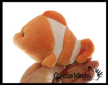 Load image into Gallery viewer, Cute Mini Clownfish Plush Stuffed Animal