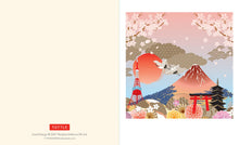 Load image into Gallery viewer, Japanese Washi, 16 Note Cards: 16 Different Blank Cards with 17 Patterned Envelopes in a Keepsake Box!