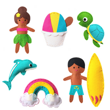 Load image into Gallery viewer, Alohaland Felt Sewing Kit