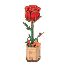 Load image into Gallery viewer, Wooden Bloom Craft- Red Rose