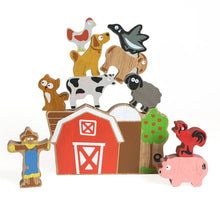 Load image into Gallery viewer, Balance Barn Game - Stacking Game & Farm Playset