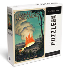 Load image into Gallery viewer, 1000 PIECE PUZZLE Hawaii Volcanoes National Park Lithograph