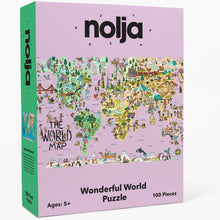 Load image into Gallery viewer, Nolja Wonderful World 100 Piece Jigsaw Puzzle