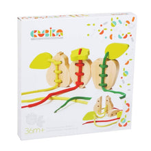 Load image into Gallery viewer, Cubika Wooden Lacing Toy Set Fruits