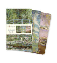 Load image into Gallery viewer, Claude Monet Set of 3 Mini Notebooks