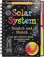 Load image into Gallery viewer, Scratch & Sketch Solar System (Trace Along)