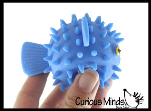 1 Puffer Fish Puffer Ball - Small Novelty Toy - Party Favor