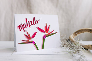Mahalo Greeting Card