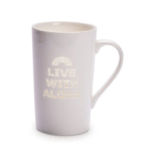 Load image into Gallery viewer, Live with Aloha Mug 18oz
