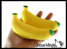 Load image into Gallery viewer, 1 Sand Filled Squishy Banana - Moldable Sensory, Stress
