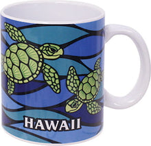 Load image into Gallery viewer, Honu Sea Glass Ceramic Mug 11oz
