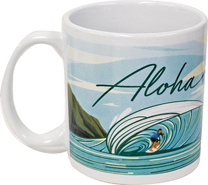 IG Ceramic Mug 20oz - Aloha Surfer