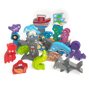 Ocean A to Z Puzzle & Playset