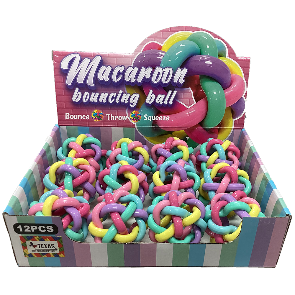 Macaroon Rainbow Bouncing Fidget Ball