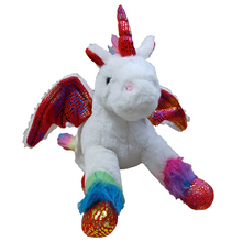 Load image into Gallery viewer, Colorful Unicorn 14&quot; Plush Stuffed Animal
