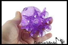 Load image into Gallery viewer, 1 Octopus Fidget Toy - Water and Glitter Filled Octopus
