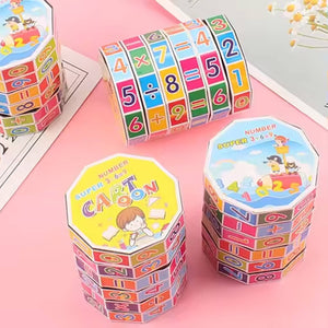 Mathematics Magic Cylinder Puzzle Kids Toy