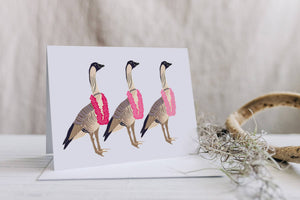 Nene in Lei Greeting Card