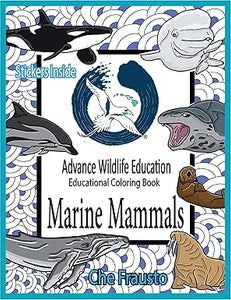 Marine Mammals Educational Coloring Book