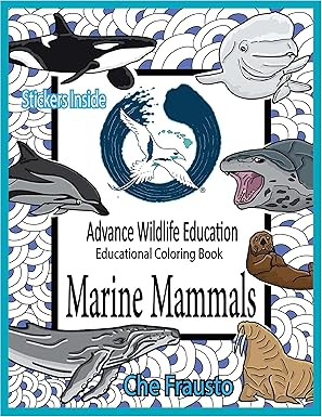 Marine Mammals Educational Coloring Book