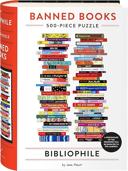 Banned Books Puzzle (500- Piece Puzzle) by Jane Mount