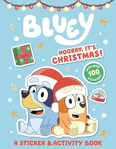 Bluey: Hooray, It's Christmas! (A Sticker & Activity Book)
