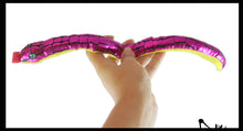 Load image into Gallery viewer, Plush Snake 15&quot; with Shiny Foil Metallic Look
