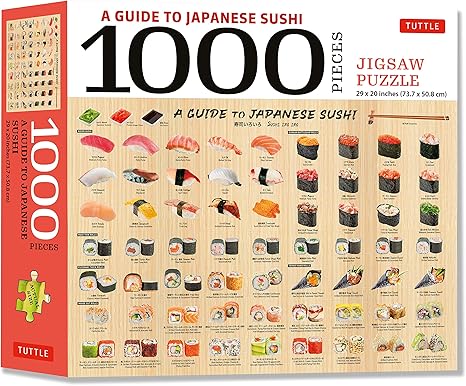 A Guide to Japanese Sushi 1000 Piece Puzzle
