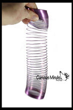Load image into Gallery viewer, 2.4" Metal Colored Magic Spring Coil Toy -  Sensory Fidget
