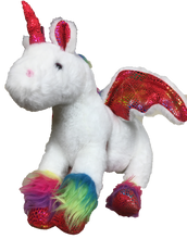 Load image into Gallery viewer, Colorful Unicorn 14&quot; Plush Stuffed Animal
