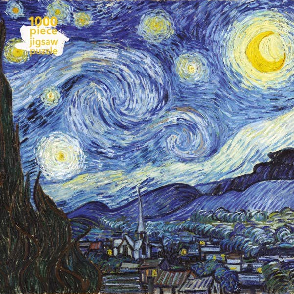 Vincent Van Gogh: Starry Night 1000 Piece Jigsaw Puzzle