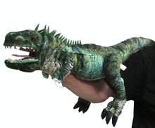 Load image into Gallery viewer, 35&quot; Plush Dinosaur Hand Puppet &quot;Rizzo&quot; Stuffed Animal
