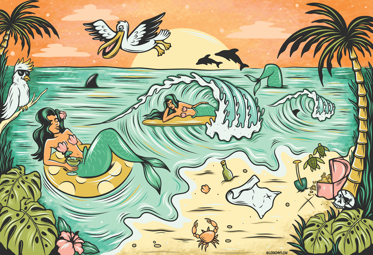 Mermaid Cove by LOINDAFLOW (1000 Piece Puzzle)