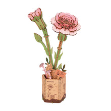 Load image into Gallery viewer, Wooden Bloom Craft- Pink Carnation
