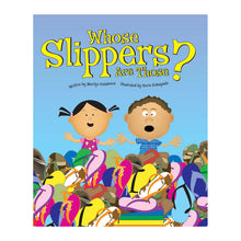 Load image into Gallery viewer, Whose Slippers Are Those? board book  by Marilyn Kahalewai
