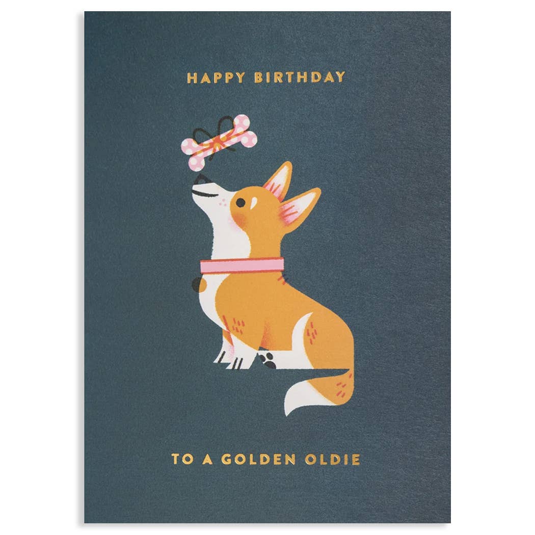 GOLDEN OLDIE | LAGOM BIRTHDAY CARD