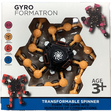 Load image into Gallery viewer, Gyro Formatron Fidget Spinner with Adjustable Arms Display
