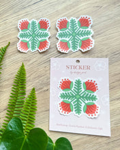 Load image into Gallery viewer, Lehua &amp; Kupukupu Quilt - Clear Sticker
