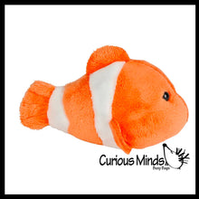 Load image into Gallery viewer, Cute Mini Clownfish Plush Stuffed Animal
