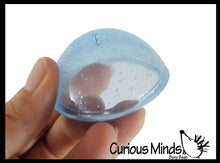 Load image into Gallery viewer, 1 Jumbo 2&quot; Glitter Poppers - Rubber Pop Up Toy - Pop and Dro
