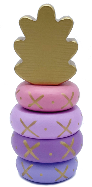 Pink Pineapple Stacking Toy