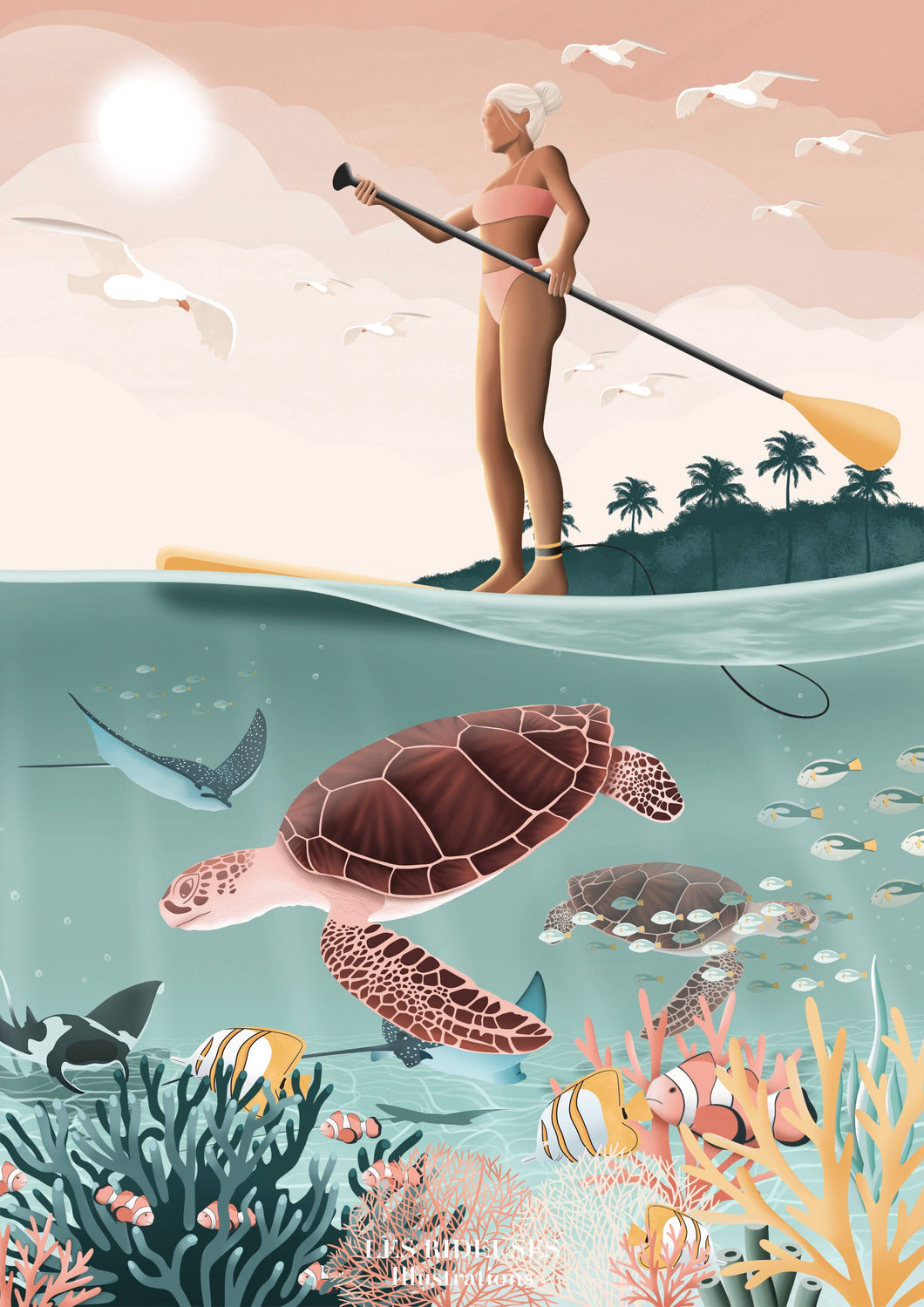 Underwater by Les Rideuses