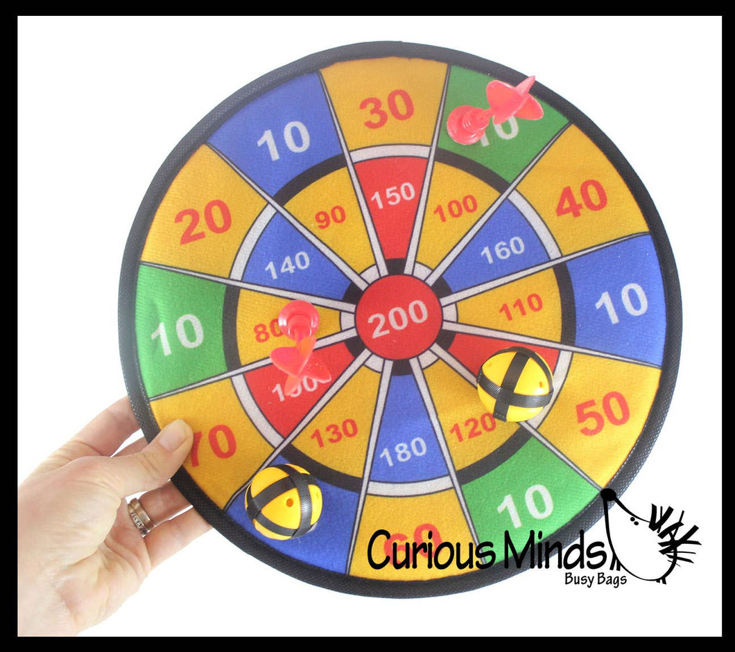 Hook and Loop Sticky Fabric Dart Board