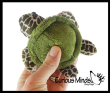 Load image into Gallery viewer, 1 Cute Small Turtle Plush Stuffed Animals- Adorable Tiny Min
