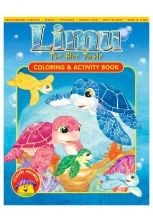 Limu the Blue Turtle Coloring and Activity Book by Kimo Armitage