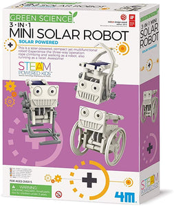 3-in-1 Mini Solar Robot