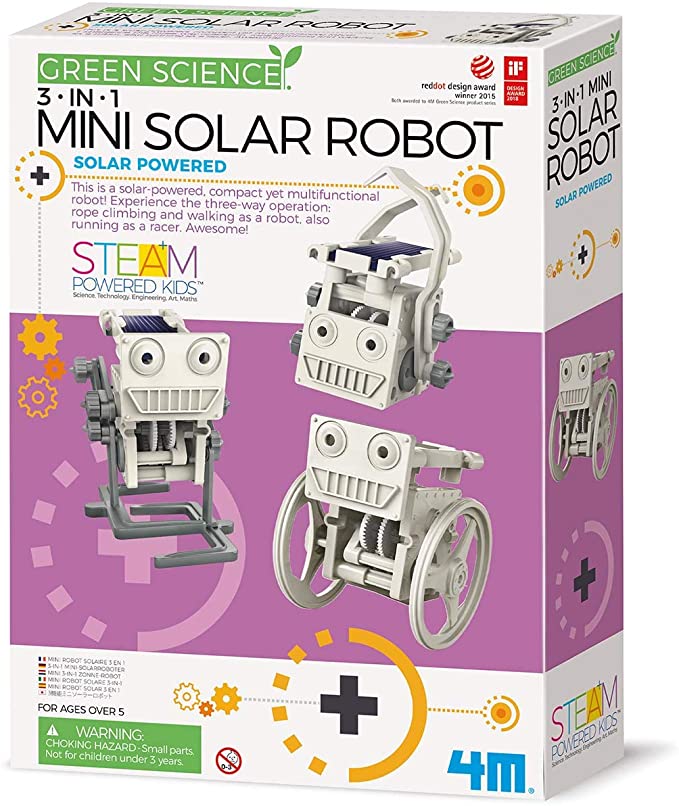 3-in-1 Mini Solar Robot